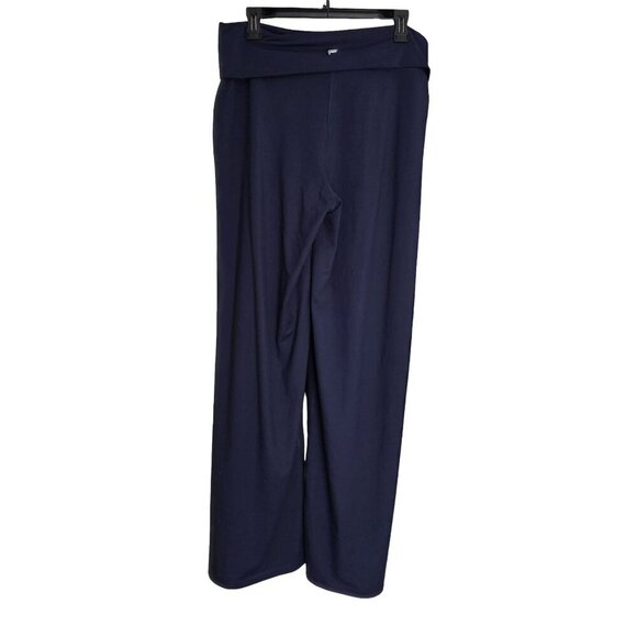 Women's - Fabletics Navy Blue PureLuxe Foldover Pants, Size Large - Picture 8 of 8